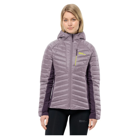 SVETLOFIALOVÁ DÁMSKA PREŠÍVANÁ BUNDA JACK WOLFSKIN ROUTEBURN PRO INS W JACKET 1207192-I0083