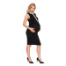 Čierne tehotenské a dojčiace šaty