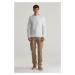 MIKINA GANT EMBOSSED C-NECK SWEAT EGGSHELL