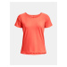 Tričká s dlhým rukávom pre ženy Under Armour - oranžová