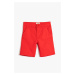 Koton Bermuda Shorts Basic Chino Pocket Cotton Cotton with Adjustable Elastic Waist.