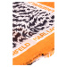 Šatka Karl Lagerfeld K/Zebra Square Scarf Black/White