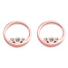 VUCH Ringy Rose Gold Earrings