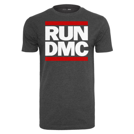 Run-DMC tričko Logo Šedá