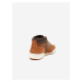 Hnedé pánske členkové kožené topánky v semišovej úprave Ralph Lauren Polo Sneaker Boot