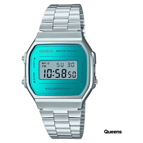 Casio A 168WEM-2EF Silver/ Turquoise