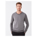 LC Waikiki V-Neck Long Sleeve Men's Knitwear Sweater