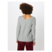 VILA Sveter 'VIDISA KNIT WOOL V-NECK L/S TOP'  svetlosivá