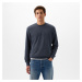 Mikina GAP Logo Crewneck Sweatshirt Deep Sailor Blue