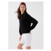 LC Waikiki Crew Neck Plain Long Sleeve Oversize Women's Knitwear Sweater