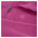 Dievčenská lyžiarska flisová mikina COLOR KIDS Fleece Pulli, festival fuchsia