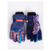 Yoclub Kids's Children's Winter Ski Gloves REN-0242G-A150 Navy Blue