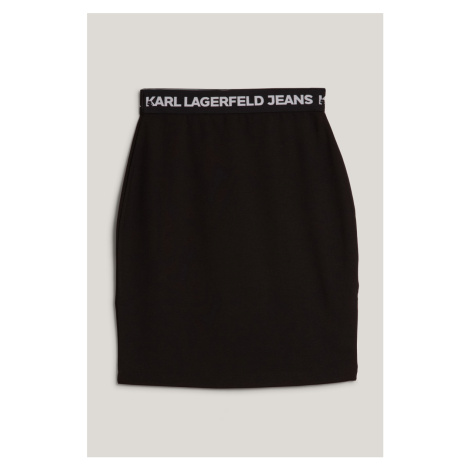 Sukňa Karl Lagerfeld Jeans Klj Pencil Skirt Black