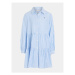Tommy Hilfiger Košeľové šaty KG0KG07572 Modrá Regular Fit