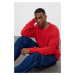 Trendyol Red Regular Cotton Crew Neck Textured Knitwear Sweater