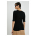 Vlnený sveter By Malene Birger dámsky, čierna farba, tenký