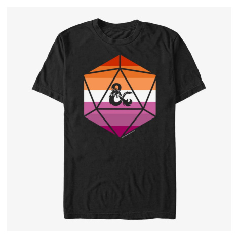 Queens Dungeons & Dragons - Lesbian Ampersand Unisex T-Shirt Black