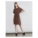 Koton Women's Coffee Midi Dress