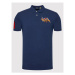 Polo Ralph Lauren Polokošeľa Ssl 710814437003 Tmavomodrá Slim Fit