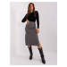 Skirt-LK-SD-509400.87P-Grey-Black