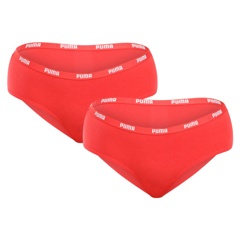 2PACK women's briefs Puma red