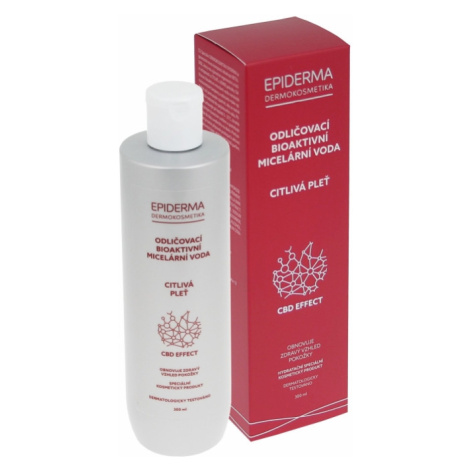 Epiderma bioaktívna CBD micelárna odličovacia voda 300 ml