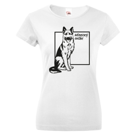 Dámské tričko pre majiteľov Nemeckého ovčiaka - pre milovníkov psov