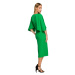 M700 Puzdrové šaty s kimonovými rukávmi - zelené
