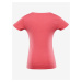 Červené dámske športové tričko s potlačou ALPINE PRO Nega
