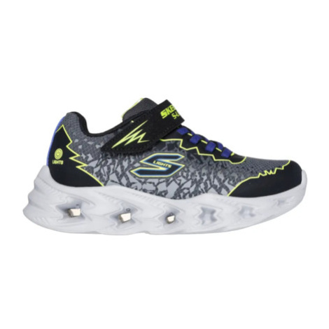 Detská rekreačná obuv SKECHERS S Lights Vortex 2.0 Zorento black yellow blue