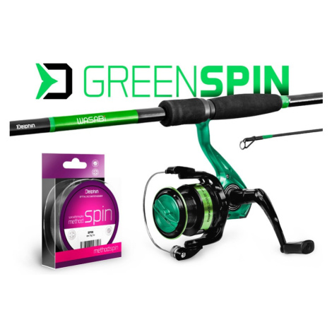 Delphin prút wasabi spin 2,1 m 30 g + navijak zdarma