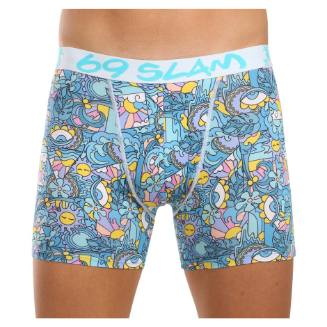 Pánske boxerky 69SLAM fit TROPICAL VISION DYLAN (MBYTVN-PO)