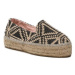 Manebi Espadrilky Raffia Pattern Double Sole Espadriles G 5.2 D0 Béžová