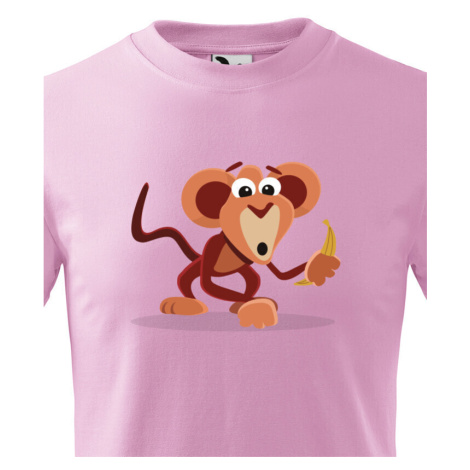 Detské tričko s potlačou opice - tričko pre milovníkov zvierat