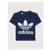 Adidas Súprava tričko a športové šortky Trefoil HK7482 Tmavomodrá Regular Fit