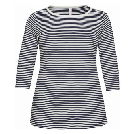 SHEEGO Tričko  námornícka modrá / biela