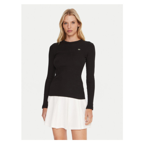 Lacoste Blúzka TF1692 Čierna Slim Fit