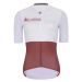 HOLOKOLO Cyklistický dres s krátkym rukávom - VIBES LADY - biela/červená
