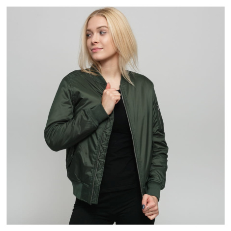 Urban Classics Ladies Basic Bomber Jacket Green