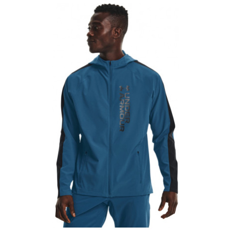 Pánska bežecká bunda UNDER ARMOUR UA OutRun the STORM Jacket-BLU