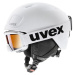 UVEX Heyya Pro Set White Black Mat Lyžiarska prilba