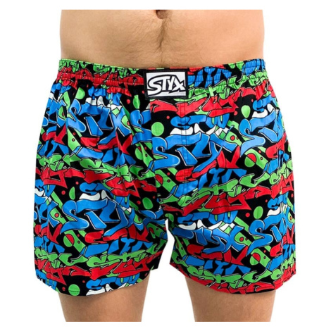 Men's shorts Styx art classic rubber graffiti