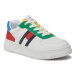 Tommy Hilfiger Sneakersy Flag Low Cut Lace-Up Sneaker T3X9-33369-1355 S Biela