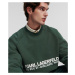 Mikina Karl Lagerfeld Rsg Washed Sweatshirt Vashed Vintage Green