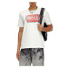 Tričko Diesel T-Adjust-Q6 T-Shirt Off White