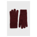 Bavlnené rukavice Superdry pánske, bordová farba
