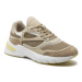 Calvin Klein Sneakersy Runner Lace Up Mesh Mix HW0HW01904 Hnedá