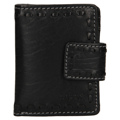 Dámska kožená peňaženka Lagen Luren - čierna