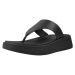 FitFlop  F MODE LEATHER FLATFORM T  Sandále Čierna