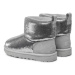 Ugg Snehule W Classic Mini Mirror Ball 1151291 Strieborná